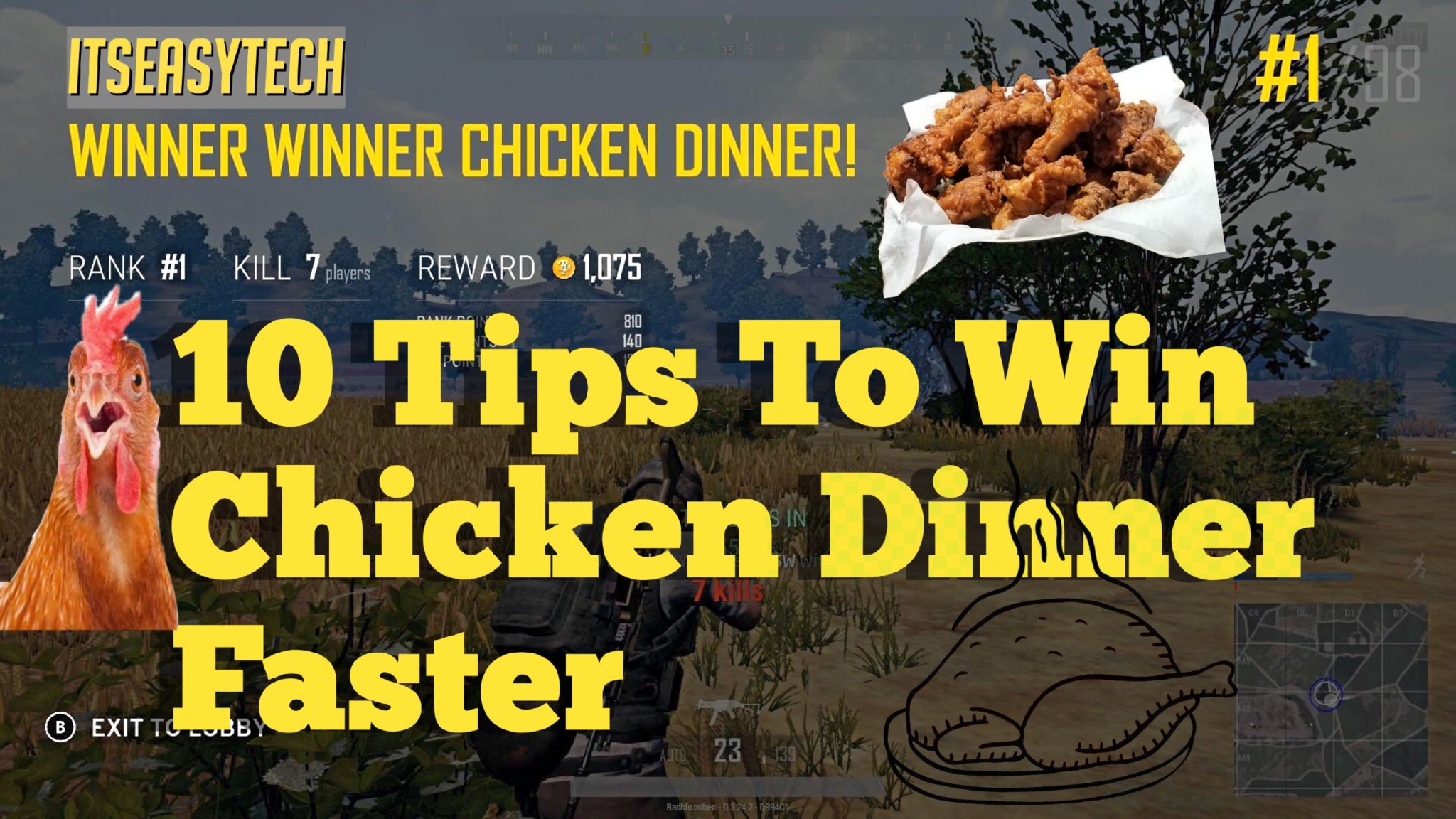 How To Get Chicken Dinner in PUBG | Best Strategies For PUBG