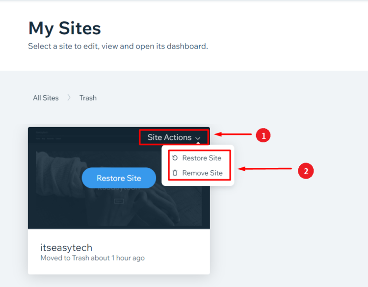 How To Unpublish Wix SIte Easily ItsEasyTech
