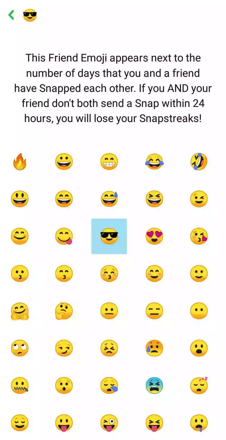 Change Snapchat Streak Emojis With Friend