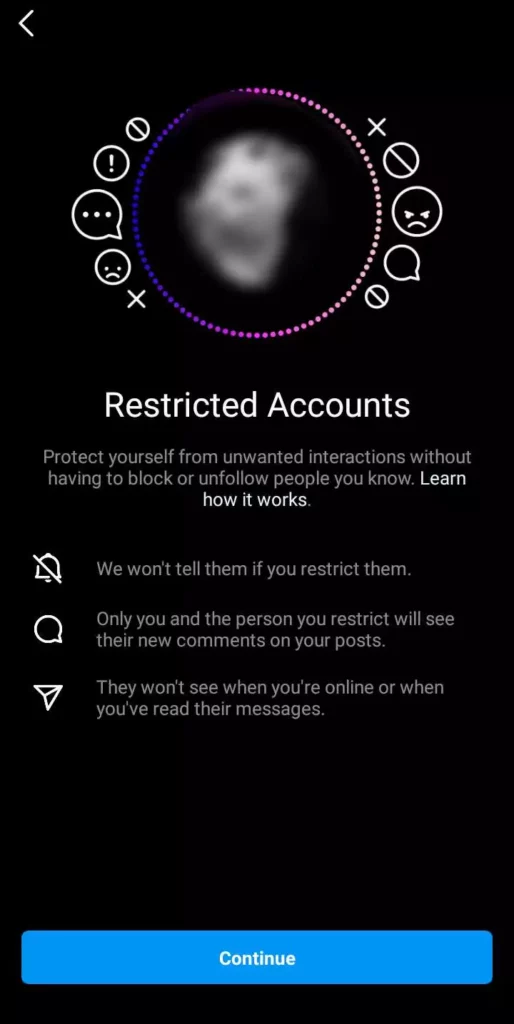 How To Restrict Account on Instagram