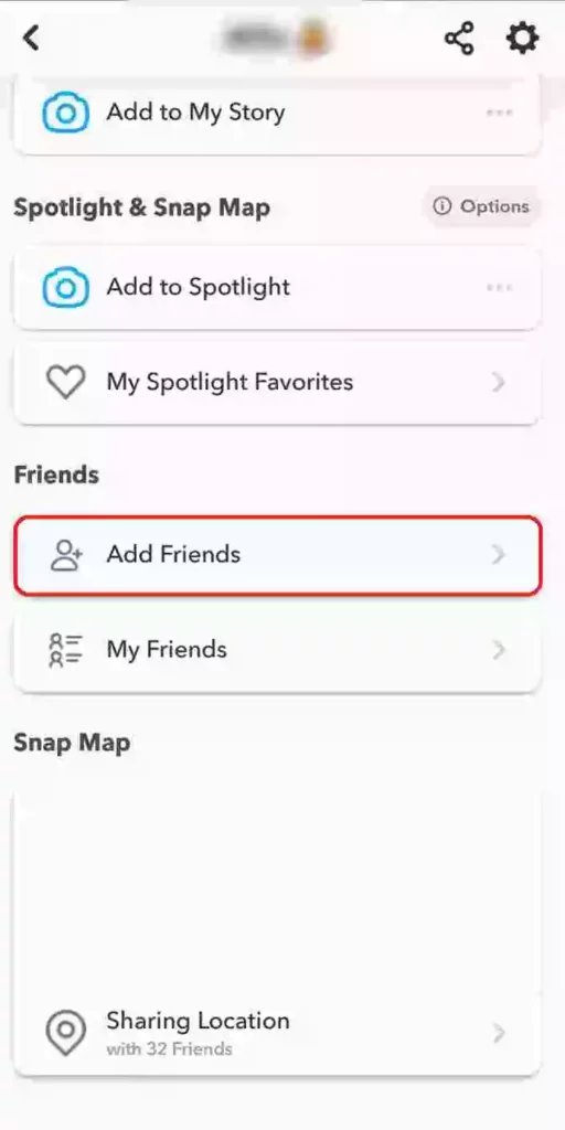 Snapchat add friends