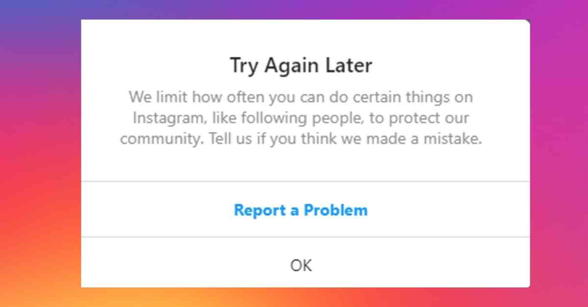 How to Fix “Try Again Later” on Instagram