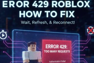 Error 429 Roblox How to Fix