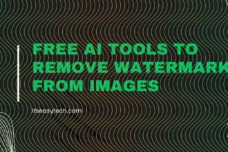 Free AI Tools to Remove Watermarks from Images