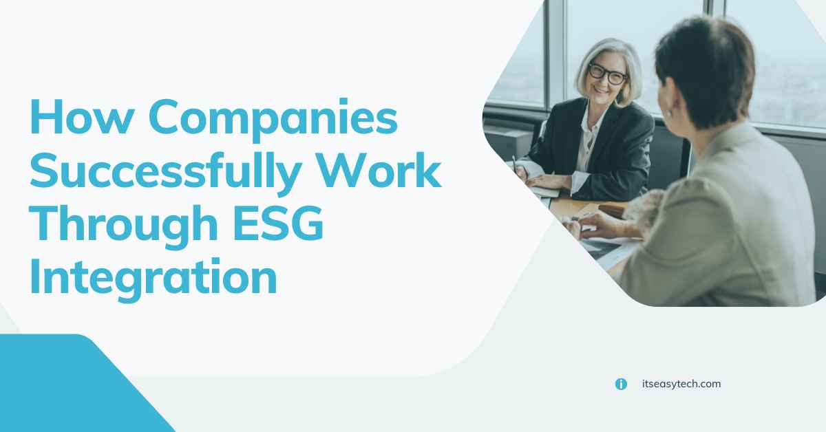 How Companies Successfully Work Through ESG Integration