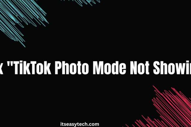 How to Fix TikTok Photo Mode Not Showing
