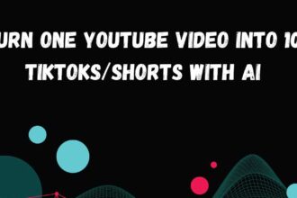 How to Turn One YouTube Video into 10 TikToks/Shorts with AI