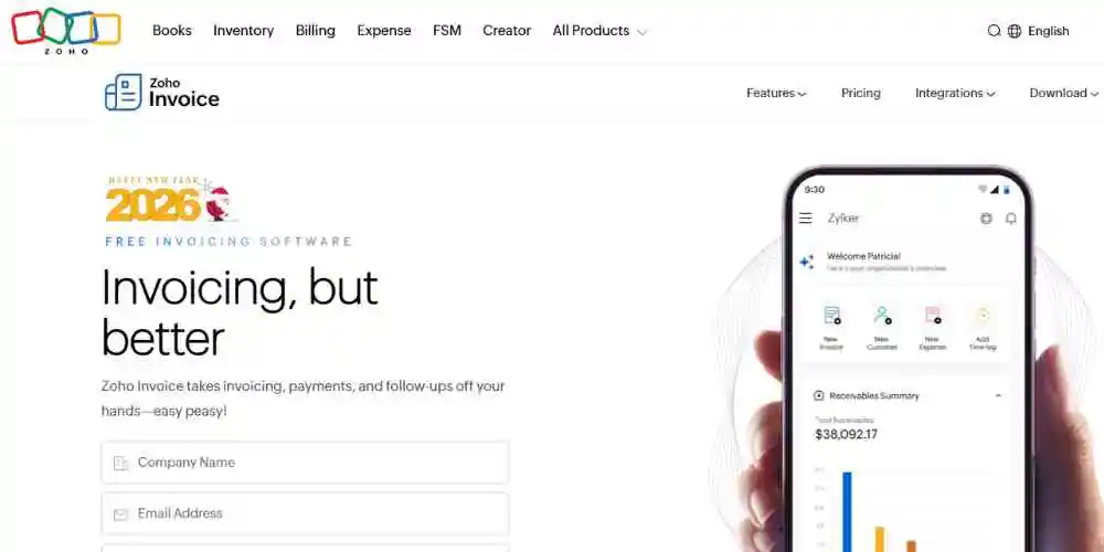 Zoho Invoice