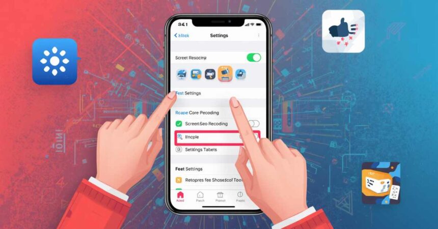 how to enable screen recording on iPhone easily